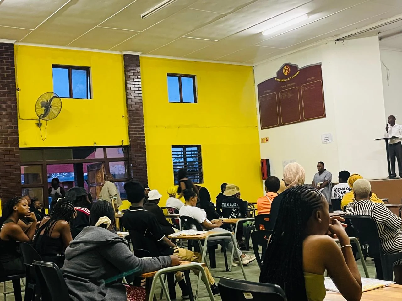 Learners and guests attending the Sivananda Matric Bootcamp opening