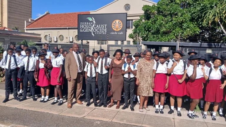 Sivananda learners and staff on an educational visit